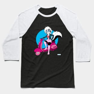 Scooter Skunk Baseball T-Shirt